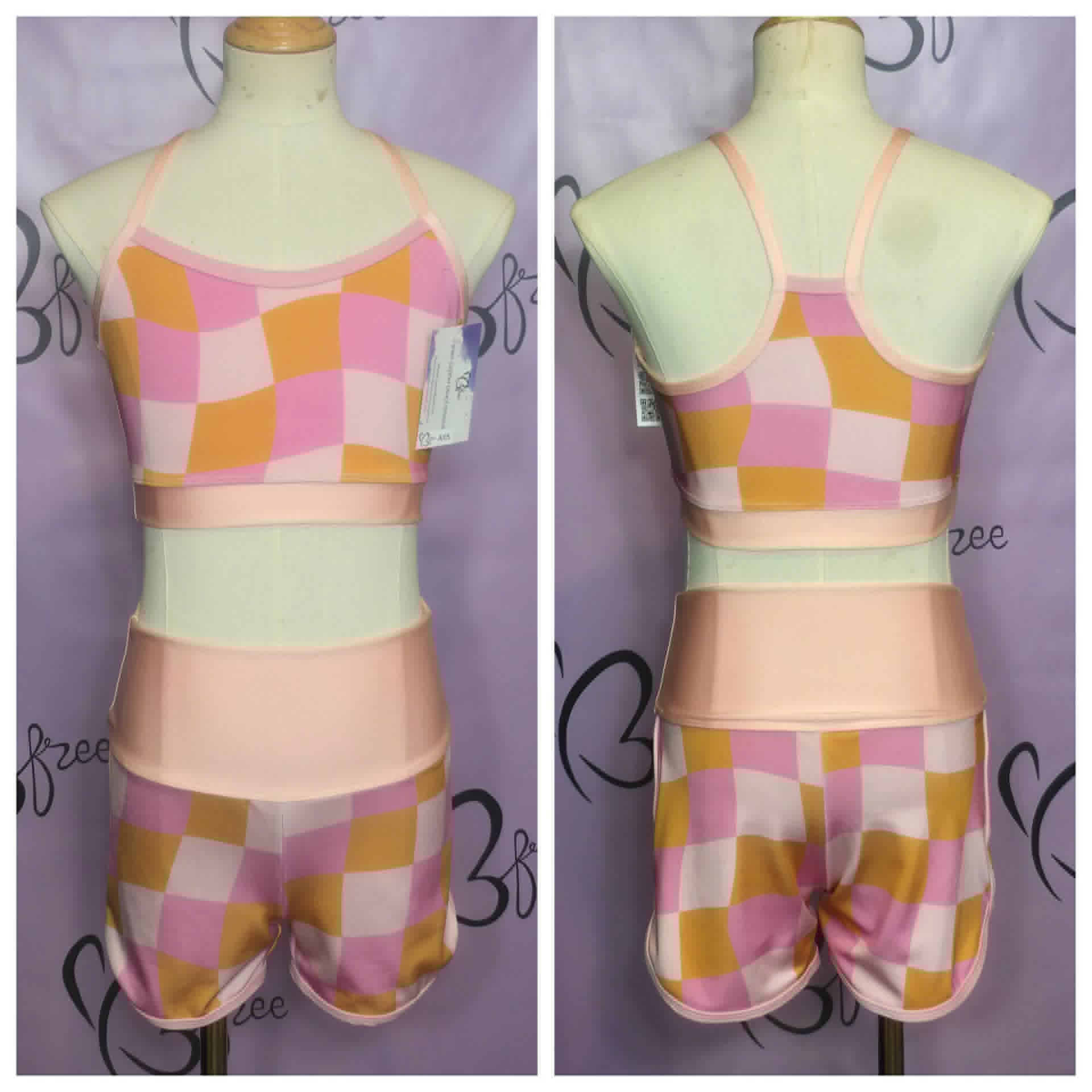 Retro Checker Set - Adult XS - Ready to ship