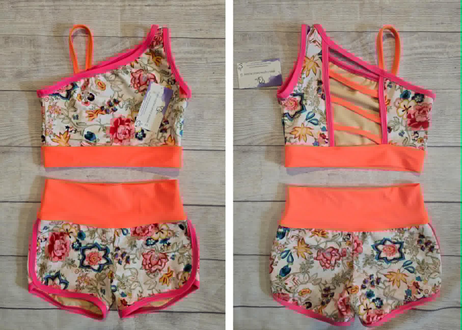 Vintage Floral Vibes Neon Dance Set