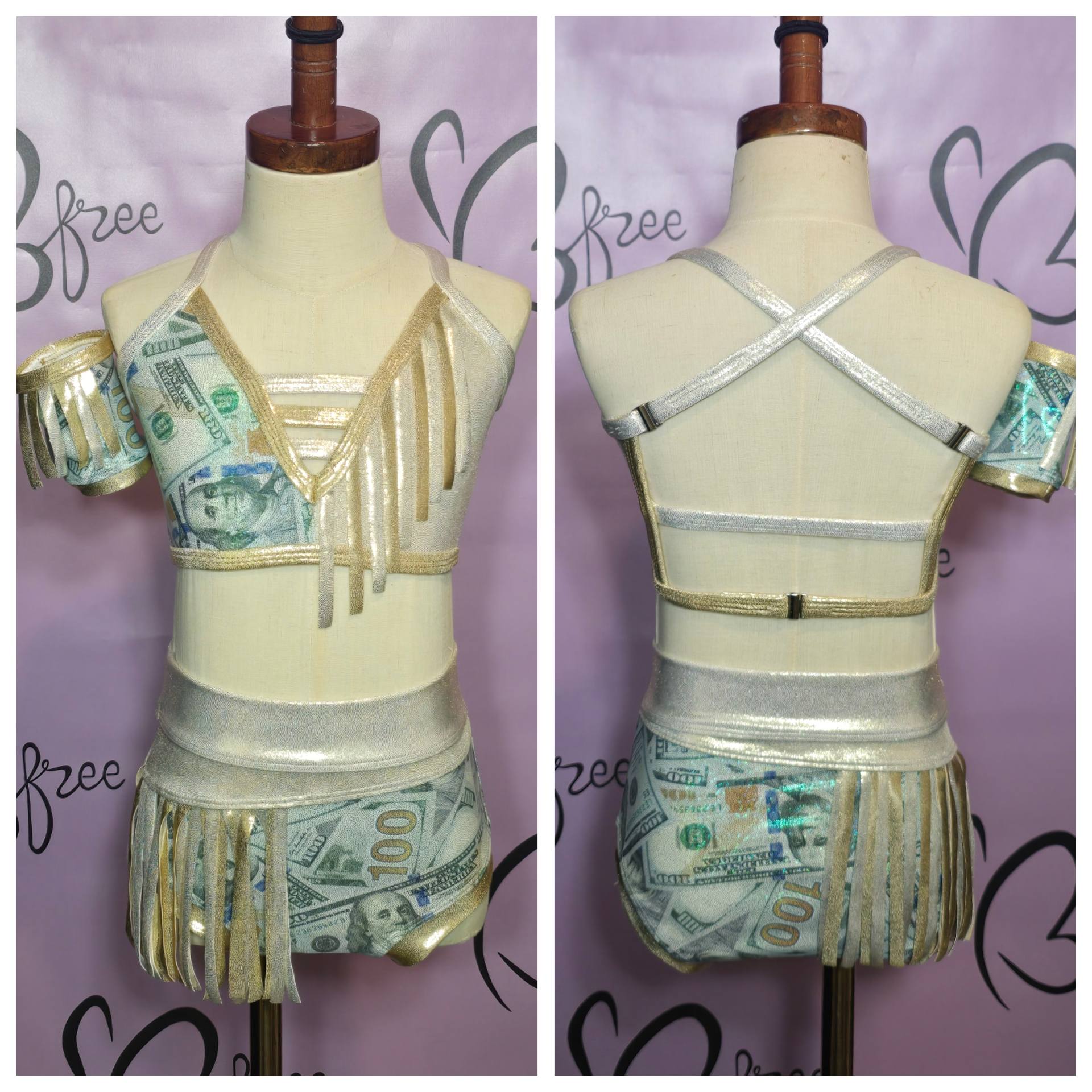 Custom Money Themed Jazz Solo Costume - CS