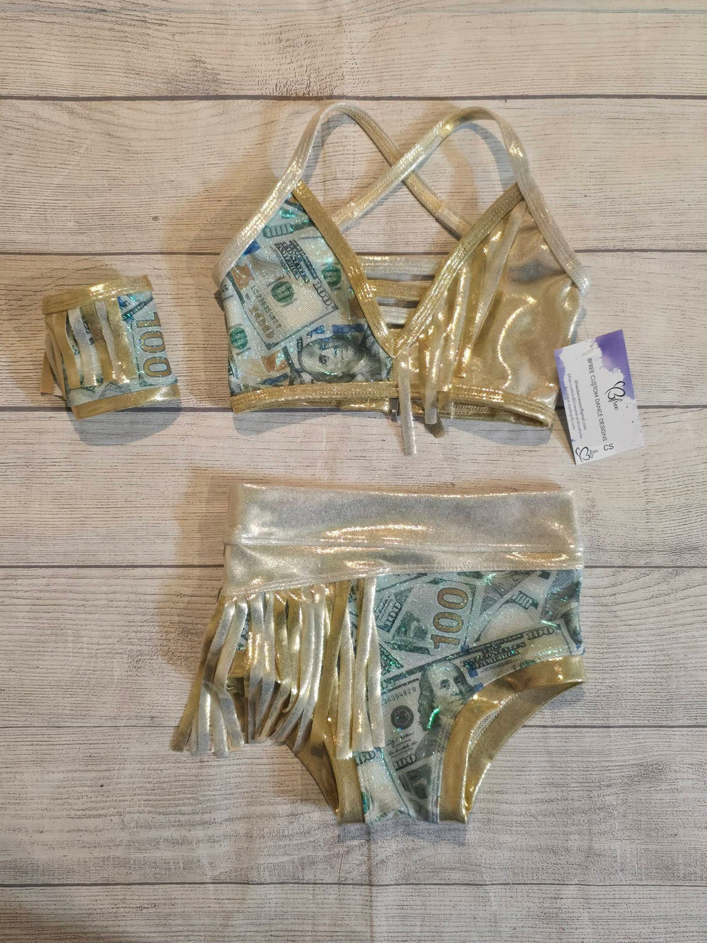 Custom Money Themed Jazz Solo Costume - CS