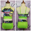 Custom Foiled Lime "Stranger Things" Dance Set Size CS
