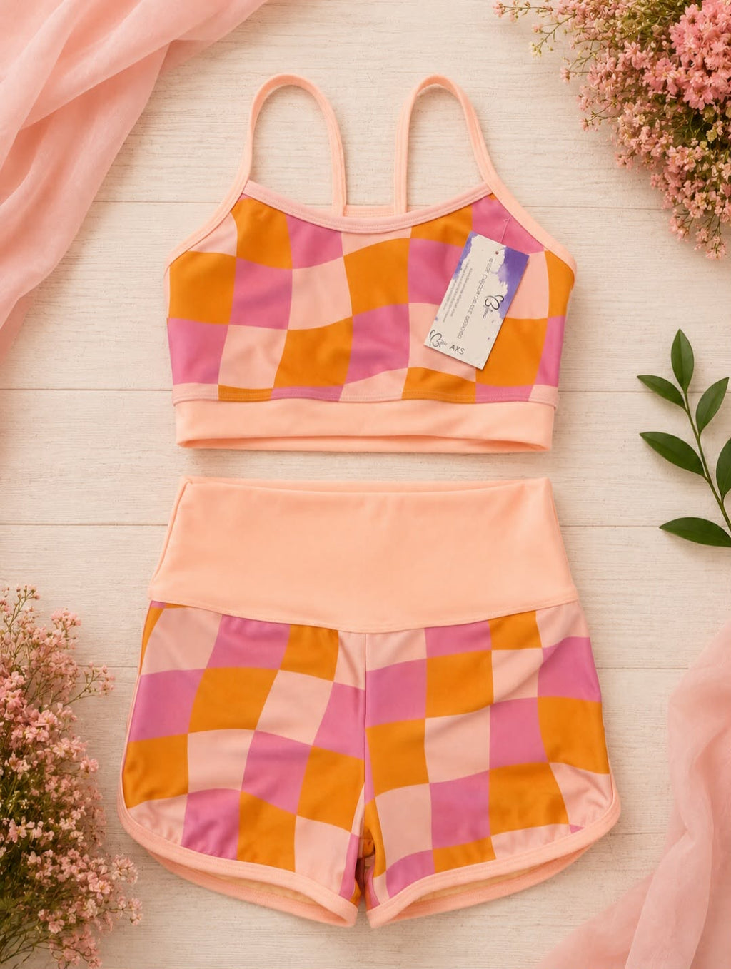 Retro Checker Set - Adult XS - Ready to ship