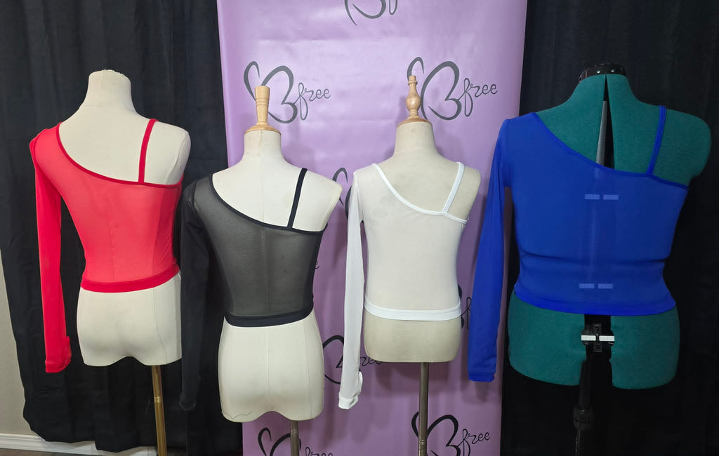 The Elevate Top - One Shoulder Dancewear Top - Size CS-AXL
