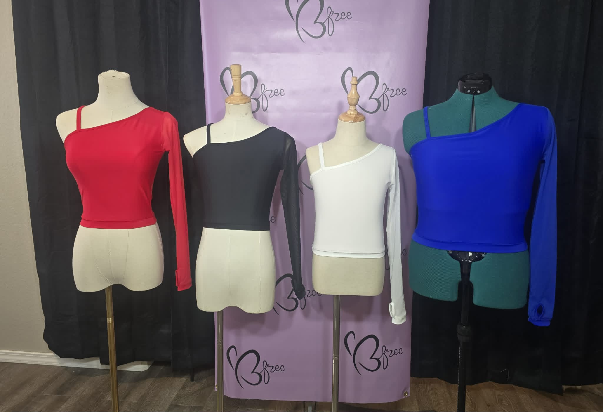 The Elevate Top - One Shoulder Dancewear Top - Size CS-AXL