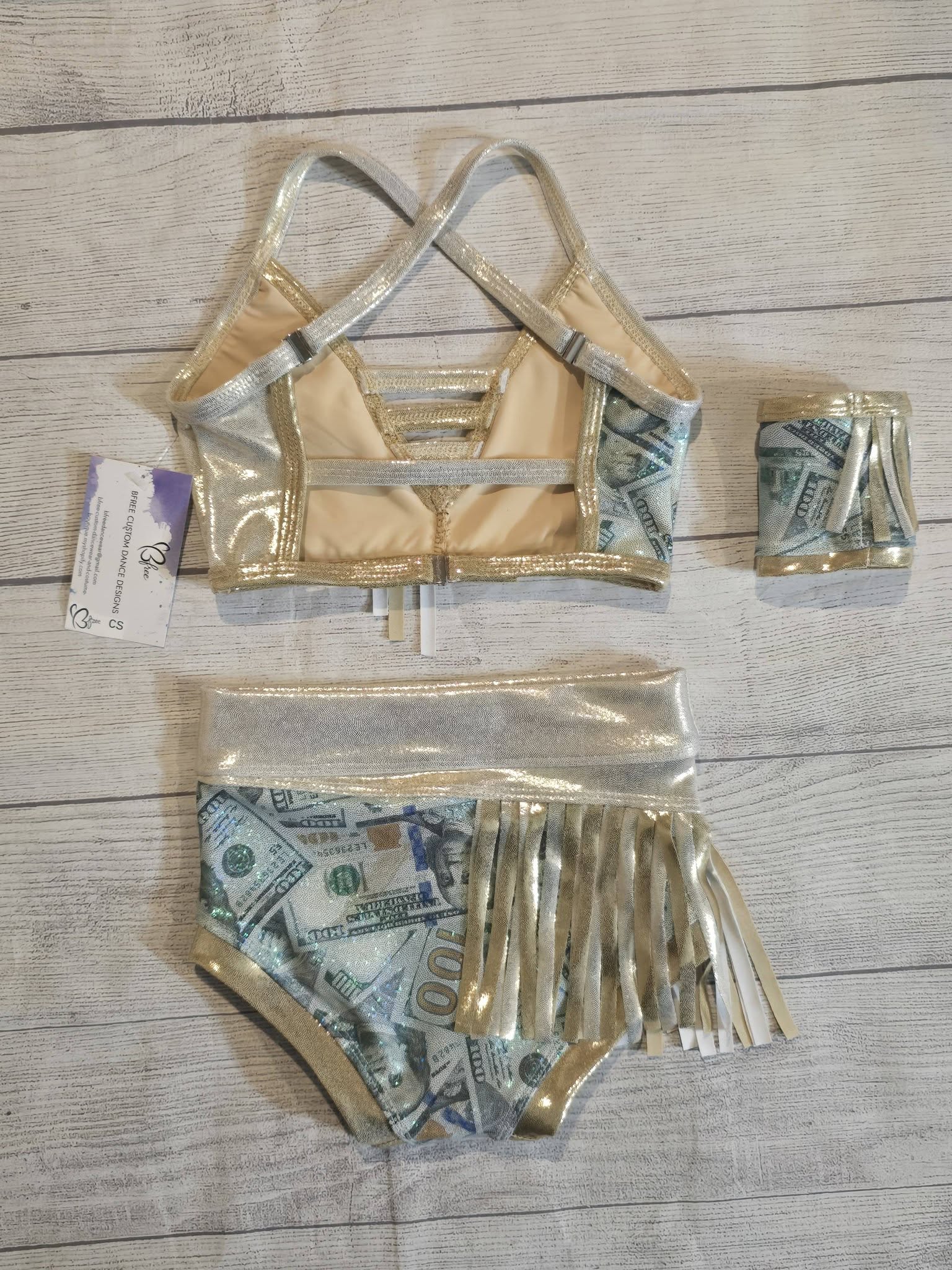 Custom Money Themed Jazz Solo Costume - CS