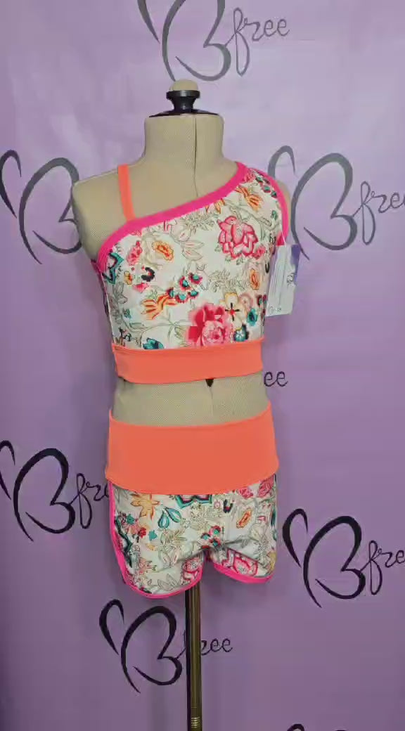 Vintage Floral Vibes Neon Dance Set